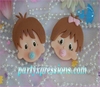 Mint Green  Caucasian Girl BH25