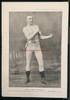 1898 PROFESSOR MIKE DONOVAN Boxing Police Gazette Supplement Poster MIDDLEWEIGHT