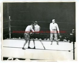 1927 Boxing JACK DELANEY vs PAULINO UZCUDUN Vintage Photograph YANKEE STADIUM