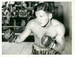 1935 Boxing YOUNG CORBETT III Vintage Photograph WELTERWEIGHT CHAMP HOF'er