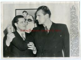 1949 Boxing HEIN TEN HOFF Vintage Photograph GERMAN HEAVYWEIGHT Emil Jung