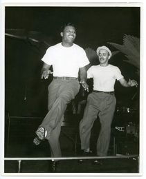 1950s Boxing SUGAR RAY ROBINSON Vintage Photograph By SALAS 