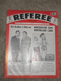 1951 January 27th MANUEL ORTIZ vs LAURO SALAS & ARCHIE WHITEWATER vs DEL FLANAGAN Boxing REFEREE Program Magazine