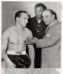 1957 SUGAR RAY ROBINSON vs GENE FULLMER II Vintage Boxing Photograph PHYSICAL
