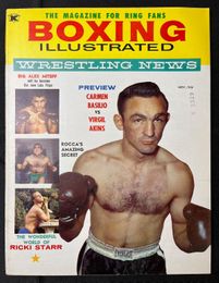 1958 November - Boxing Illustrated (1st Issue of BI, Vol. 1, No. 1) - Carmen Basilio / Joe Jeannette and More (EX)