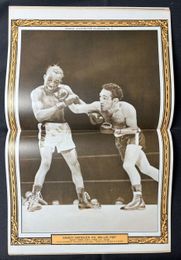 1962 September - Boxing Illustrated & Wrestling News - Floyd Patterson / Willie Pep vs. Sandy Saddler Centerfold Pinup