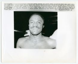 1963 Boxing DAVEY MOORE Vintage Photograph FEATHERWEIGHT CHAMPION Tragic Death!