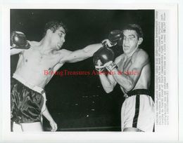 1964 Boxing WILLIE PASTRANO vs GREGORIO PERALTA Vintage Photograph NEW ORLEANS