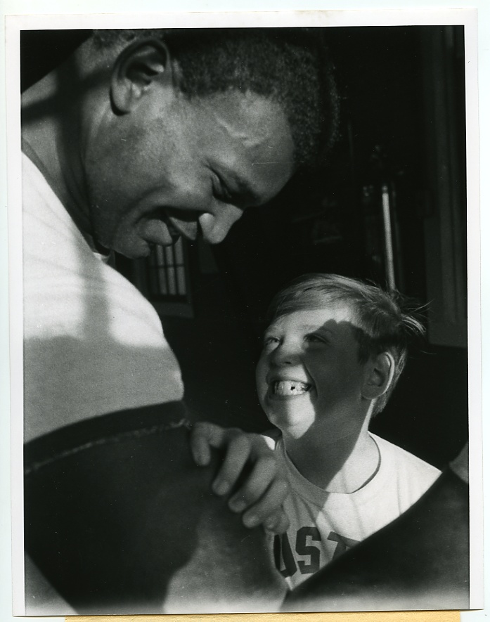 1967 Boxing BUSTER MATHIS Vintage Photograph HEAVYWEIGHT CONTENDER