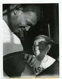 1967 Boxing BUSTER MATHIS Vintage Photograph HEAVYWEIGHT CONTENDER Grand Rapids