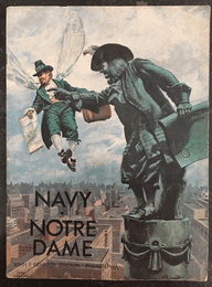  1968 NAVY vs NOTRE DAME College Football Program JOE THEISMANN, KUECHENBERG ++