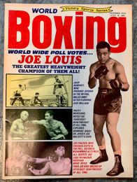 1972 December - World Boxing Magazine - Joe Louis Wins Heavyweight Poll