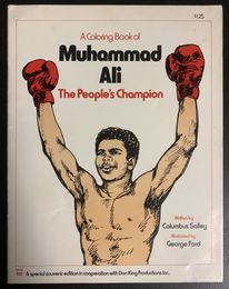 1976 Muhammad Ali Coloring Book by Don King Productions