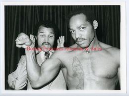 1978 Boxing JOHN CONTEH vs LEONARDO ROGERS Vintage Photograph PRE-FIGHT FACEOFF