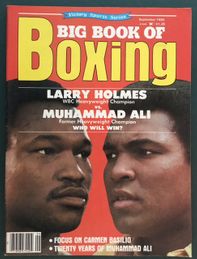 1980 September - Big Book Of Boxing - Larry Holmes vs. Muhammad Ali pre-fight coverage