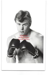 1980s WILLIE de WIT Vintage Boxing Photo HEAVYWEIGHT Canada SILVER MEDALIST