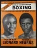 1981 Sugar Ray Leonard vs. Thomas Hearns Boxing Program for Closed Circuit Telecast 