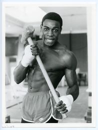 1984 Boxing FRANK BRUNO Vintage Photograph HEAVYWEIGHT TITLIST Great Image!