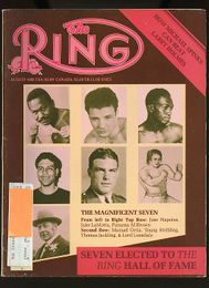 1985 August - The Ring Magazine - Ring Hall of Fame Issue
