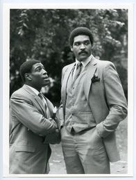 1985 Boxing FRANK BRUNO & MIKE "THE GIANT" WHITE Vintage Photograph
