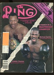 1986 January - The Ring Magazine - Pinklon Thomas and Michael Spinks