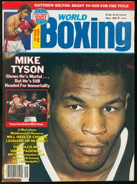 1986 September "World Boxing" Magazine - Mike Tyson