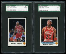 1990-91 Panini MICHAEL JORDAN Lot of (2) SGC Graded Basketball Cards