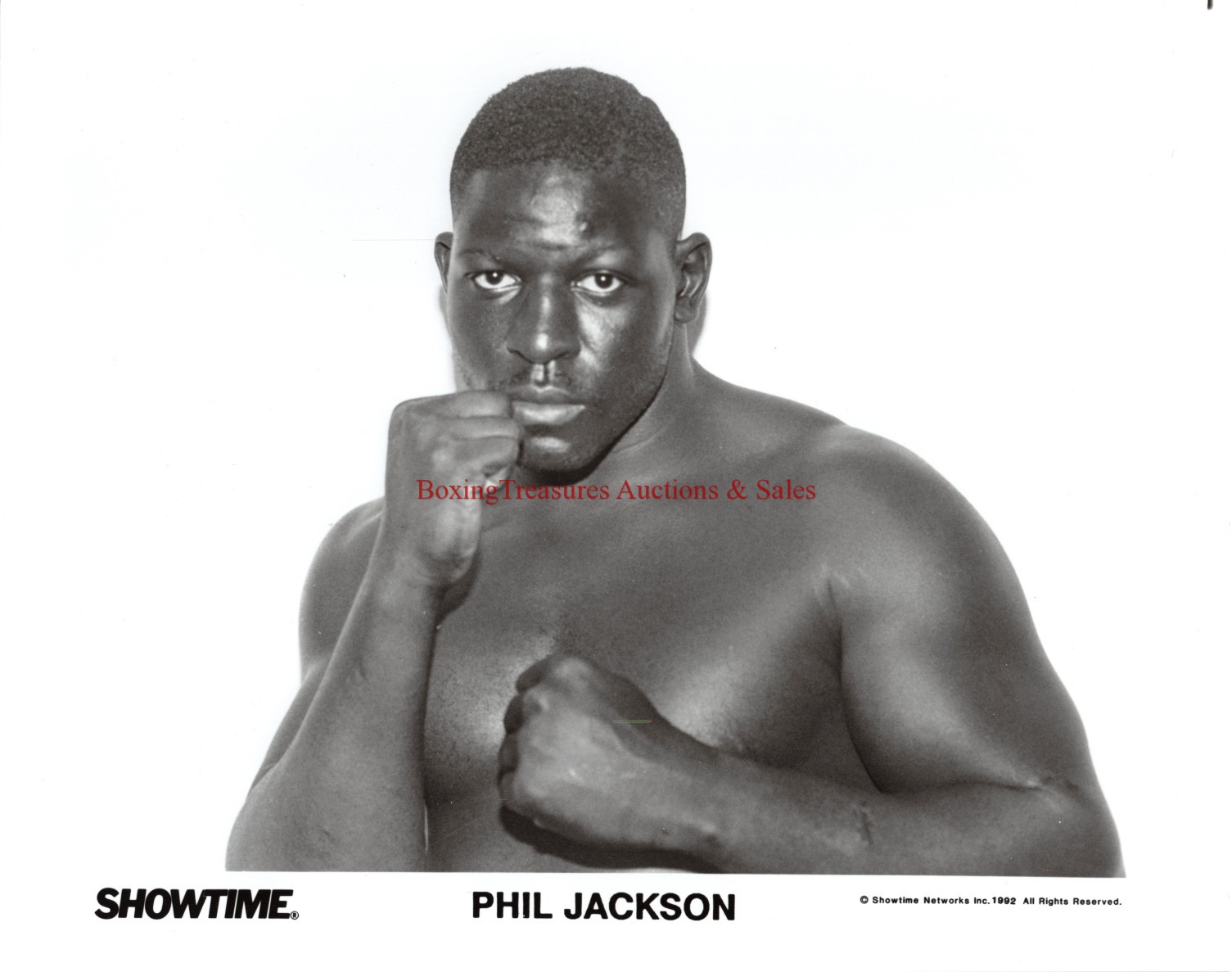 1992 Boxing PHIL JACKSON Vintage Photo HEAVYWEIGHT CONTENDER Miami