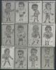 1992 Priddy Antiques Complete Boxing Card Set (80) of "Famous Boxers" 
