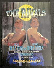 1995 OSCAR DE LA HOYA vs GENARO HERNANDEZ On-Site Boxing Program KEVIN KELLEY vs BONES ADAMS, ERIK MORALES, JAMES TONEY +++