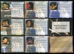 1996 Ringside Boxing Cards - Complete Base Set of 80 Cards (w/ Rookie Cards of Felix Trinidad, Naseem Hamed, Marco Antonio Barrera and Christy Martin) 1996 Ringside Boxing Cards - Complete Base Set of 80 Cards (w/ Rookie Cards of Felix Trinidad, Naseem Hamed, Marco Antonio Barrera and Christy Martin)