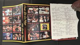 1997 OSCAR DE LA HOYA vs HECTOR CAMACHO On-Site Boxing Program w/Uncut 16 Card Boxing Set and Bout Sheet LAS VEGAS, NEVADA 1997 OSCAR DE LA HOYA vs HECTOR CAMACHO On-Site Boxing Program w/Uncut 16 Card Boxing Set and Bout Sheet LAS VEGAS, NEVADA