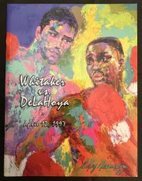 1997 OSCAR DE LA HOYA vs PERNELL WHITAKER On-Site Boxing Program FLOYD MAYWEATHER JR. 6th Pro Bout LAS VEGAS, NEVADA