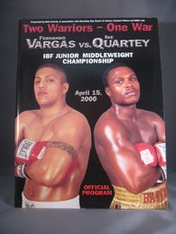 2000 FERNANDO VARGAS vs IKE QUARTEY On-Site Boxing Program LAS VEGAS, NEVADA
