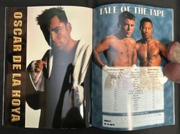 2000 SHANE MOSLEY (Signed) vs OSCAR DE LA HOYA On-Site Boxing Program WELTERWEIGHT TITLE Staples Center, Los Angeles, CA 2000 SHANE MOSLEY (Signed) vs OSCAR DE LA HOYA On-Site Boxing Program WELTERWEIGHT TITLE Staples Center, Los Angeles, CA