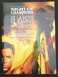 2003 OSCAR DE LA HOYA vs LUIS RAMON CAMPAS On-Site Boxing Program ERIK MORALES vs FERNANDO VELARDEZ Las Vegas, Nevada