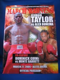 2004 JERMAIN TAYLOR vs ALEX BUNEMA On-Site Boxing Program LITTLE ROCK, ARKANSAS