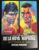 2004 OSCAR DE LA HOYA vs BERNARD HOPKINS Onsite Boxing Program LEROY NEIMAN (d. 2012) Signed Cover