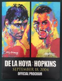 2004 OSCAR DE LA HOYA vs BERNARD HOPKINS Onsite Boxing Program w/ Bout Sheet 2004 OSCAR DE LA HOYA vs BERNARD HOPKINS Onsite Boxing Program w/ Bout Sheet