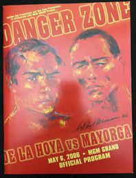 2006 OSCAR DE LA HOYA vs RICARDO MAYORGA On-Site Boxing Program LAS VEGAS, NV Joan Guzman vs Javier Jaurigui, Kassim Ouma vs Marco Antonio Rubio 