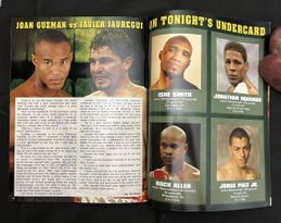 2006 OSCAR DE LA HOYA vs RICARDO MAYORGA On-Site Boxing Program LAS VEGAS, NV Joan Guzman vs Javier Jaurigui, Kassim Ouma vs Marco Antonio Rubio 2006 OSCAR DE LA HOYA vs RICARDO MAYORGA On-Site Boxing Program LAS VEGAS, NV Joan Guzman vs Javier Jaurigui, Kassim Ouma vs Marco Antonio Rubio