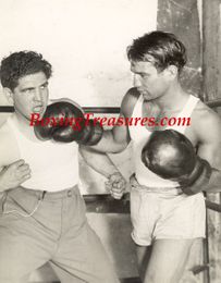 Abie Miller & Babe Brandelli - Archive Photo - c. 1938
