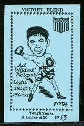 Ad Wolgast - 1994 Victory Blend / Rover "Tough Yanks - 1st Series of 20" Boxing Card