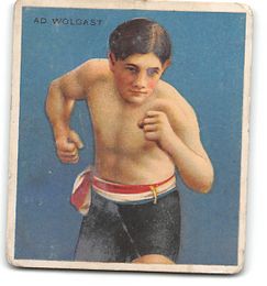 Ad Wolgast - T-218 Tobacco Boxing Card Mecca Factory No. 649