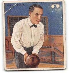 Alex Dunbar - T-218 Bowling - Sports Tobacco Card Mecca Factory No. 649