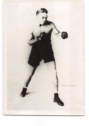 BASIL GALIANO Boxing Photograph 1920's LIGHTWEIGHT New Orleans, Louisiana