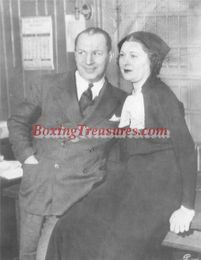 Benny Leonard & Wife - Archive Photo - c. 1930