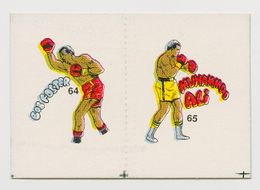 Bob Foster / Muhammad Ali - c. 1985-86 "Fights Of The Century" Boxing Card by Reyauca of Venezuela (White Back Variation)