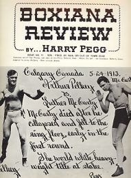 Boxiana Review #11 1975 - Luther McCarty & Arthur Pelkey on Cover