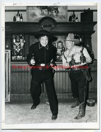 Boxing MAX BAER & MAXIE ROSENBLOOM Vintage Photograph IN HOLLYWOOD WESTERN